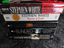 Stephen White lot of 5 Alan Gregory  Lauren Crowder Thriller Suspense Paperbacks - £7.85 GBP