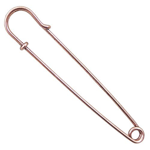 Bluemoona 20 Pcs - 4" 100mm Large Oversized Safety PINS Metal Jewelry For Kilts