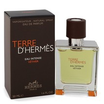 Terre D&#39;hermes Eau Intense Vetiver by Hermes Eau De Parfum Spray 1.7 oz - £78.97 GBP