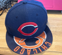 New Era Fits Hat Cap Mens Chicago Bears NFL Football Snapback Dark Navy Graphic - £19.64 GBP