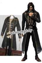 Dishonored 2 Corvo Attano Costume Halloween Men Uniform Suit costume - $110.50