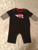 Boys-Size 3 mo.-Circo-jumpsuit-1 piece  black&amp;red outfit - £8.77 GBP