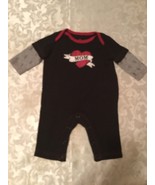 Boys-Size 3 mo.-Circo-jumpsuit-1 piece  black&amp;red outfit - £8.68 GBP