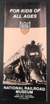 VTG 1970s National Railroad Museum Green Bay WI Wisconsin Brochure Flyer... - $12.19
