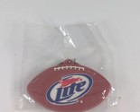 Miller Lite Football Keychain Keyring KeyTag BagTag Zipper Pull - $11.99