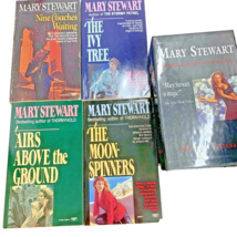 Box Set 4 Mary Stewart PB Books Queen of Suspense The Ivy Tree Moon-Spinners Vtg - £9.79 GBP