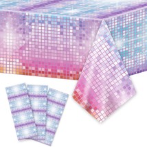 3 Pcs Disco Tablecloth Las Vegas Party Tablecover For Casino Theme Party Supplie - $16.99