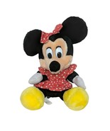 Vintage Disneyland Disney World Minnie Mouse Polka Dot Dress Plush 10&quot; - $20.71 CAD