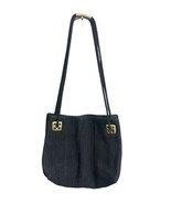 De VECCHI by Hamilton Hodge Shoulder Strap Black Purse Bag Made in Italy - $741.70 MXN