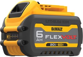 Black 6 Point 0 Ah Dewalt Flexvolt 20V/60V Max* Battery (Dcb606). - £159.01 GBP