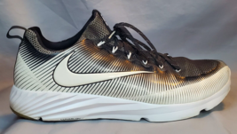 Nike Men&#39;s Vapor Speed Turf Lunarlon Football Trainer Shoe Size 17 Black... - £100.75 GBP