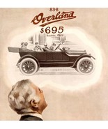 Willys Knight Overland 1916 83B Roadster Advertisement Automobilia Art HM1C - $82.25 CAD