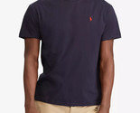 Polo Ralph Lauren Men&#39;s Classic Fit Jersey  Crew Neck T-Shirt in Ink-Medium - £30.36 GBP