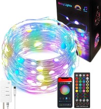 32.8ft Smart LED Fairy Strip Lights Works with Alexa/Google Home - £18.64 GBP