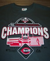 CINCINNATI REDS 2010 Central CHAMPIONS MLB BASEBALL T-Shirt YOUTH LARGE NEW - £11.76 GBP