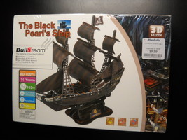 Buildream 3D Jigsaw Puzzle The Black Pearl&#39;s Ship 105 Pieces Sealed Box - $14.99