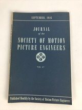 SMPE Journal Of The Society Of Motion Picture Engineers September 1946 V... - $12.86