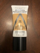 Almay 120 Beige Skin Perfecting Fragrance Free Healthy Biome Makeup Foundation - $7.34