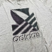 Vintage 90s Adidas Trefoil Mens XL Shirt White Soccer USA Made Single St... - $21.77