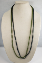 Vintage 1975 Sarah Conventry Plastic Lucite Blue Green Necklace Costume ... - €16,89 EUR
