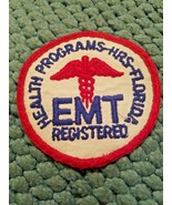 HRS Florida Registered EMT Patch Health Programs Vintage  3&quot; x 3&quot; - €1,74 EUR
