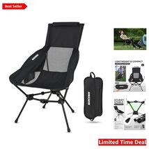 Durable &amp; Lightweight Outdoor Chair - High Back Folding Design for Comfort - $109.84