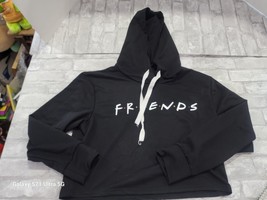 Women’s Casual Letters Print Crop Top Loose Pullover Friends Shirt Junio... - $19.99