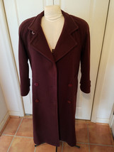 Albert Nipon Purple Women&#39;s Ankle Length Coat Shortened for Petite Woman - £17.08 GBP