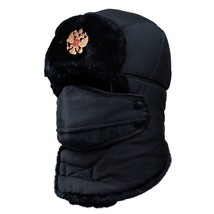 Winter Warm Earflap Bomber Hats Caps Scarf Men Women Russian Trapper Thermal Hat - £151.87 GBP