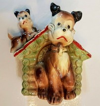 Ceramic Bank Japan VTG Scottish Terrier Dog Cold Paint Schnauzer Airedal... - $4.95