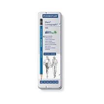 Staedtler Mars Lumograph 100 G6 Pencils Soft Grades 8B-HB (Tin of 6)  - £14.29 GBP