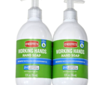 2 Pack O&#39;keeffe&#39;s Working Hands Hand Soap Peppermint Oil Moisturizes 12oz - £20.74 GBP