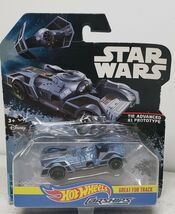 Star Wars Carships 2016 Hot Wheels TIE Advanced X1 Prototype Die Cast NIP - $11.38