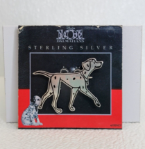 Vintage Sterling Silver Disney 101 Dalmations Perdita Brooch Pin on Card! - £42.69 GBP