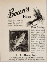 1968 Print Ad L.L. Bean&#39;s Fishing Flies Tied for Fishermen Freeport,Maine - £6.34 GBP