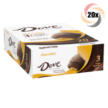 Full Box 20x Packs Dove Dark Chocolate Peanut Butter Candy | 3 Per Pack | 2.75oz - £50.67 GBP