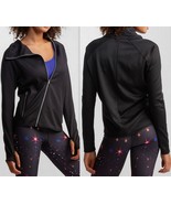 LIVE LOVE DREAM Women Asymmetrical Zip Front Workout Jacket, Black Size XXL - $22.35 CAD