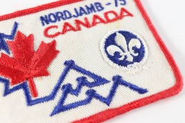 Vintage 1975 Nord Jamboree Canada Twill Maple Boy Scouts America BSA Camp Patch - £9.19 GBP
