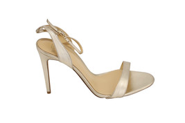 Alexandre Birman Willow 100 Heels In Metallic  Leather Women Gold Size 39.5 - $216.60