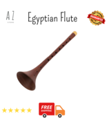 Traditional Egyptian Flute Musical Piped Inflatable Instrument wood مزمار مصري - $119.70