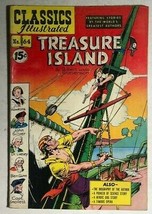 Classics Illustrated #64 Treasure Island By R.L. Stevenson (Hrn 117) Vg+ - £10.91 GBP