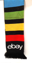 eBay Open 2023 Logo Fringed Scarf Bright Branded 64&quot;x8&quot; eBayana Winter W... - $11.21