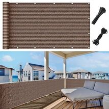 Demoul Privacy Fence Screen Balcony Deck Patio Shade Cover 3.28x16.4ft - €19,14 EUR