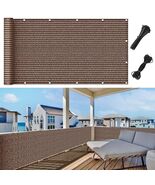 Demoul Privacy Fence Screen Balcony Deck Patio Shade Cover 3.28x16.4ft - $31.02 CAD