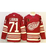 Men&#39;s Dylan Larkin Red Jersey Detroit Red Wings Centennial Uniform - $1,159.34 MXN