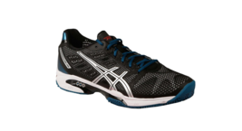 ASICS Mens Sneakers Gel-Solution Speed 2 Clay Comfy Black Size UK 11 E401Y - £68.64 GBP