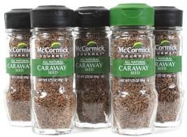 5 McCormick All Natural Caraway Seed Add Warm Biting Flavor Hearty Dishes 1.75oz - £23.97 GBP