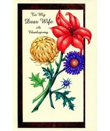 For My Dear Wife At Thanksgiving - Thanksgiving Greeting Card - 08-1001 - $2.79