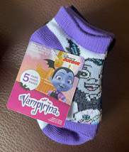 Disney Toddler Girls Vampirina 5 pairs of socks Size 4-7 - $5.89