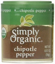 Simply Organic Mini Chipotle Ground Pepper, 0.56999999999999995 oz - $7.96